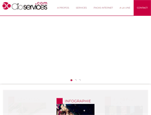 Tablet Screenshot of clic-services.com